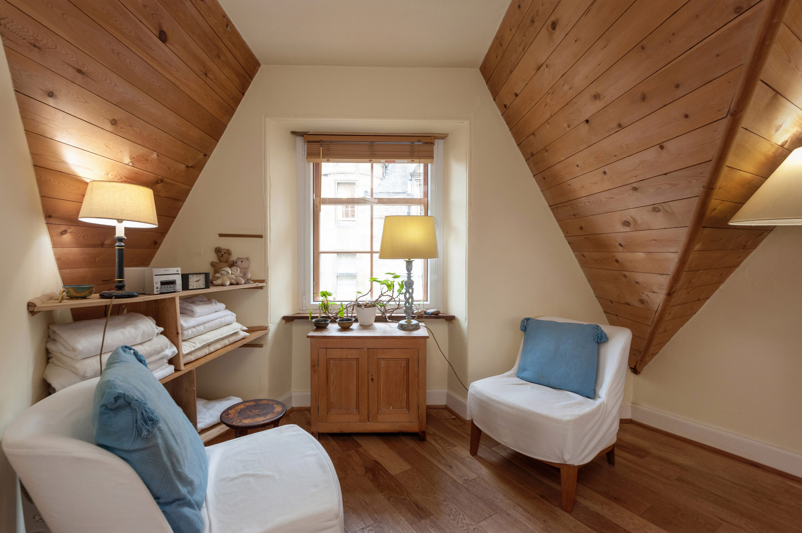 A therapy room at The Whole Works Complementary Therapy and Counselling Centre Building